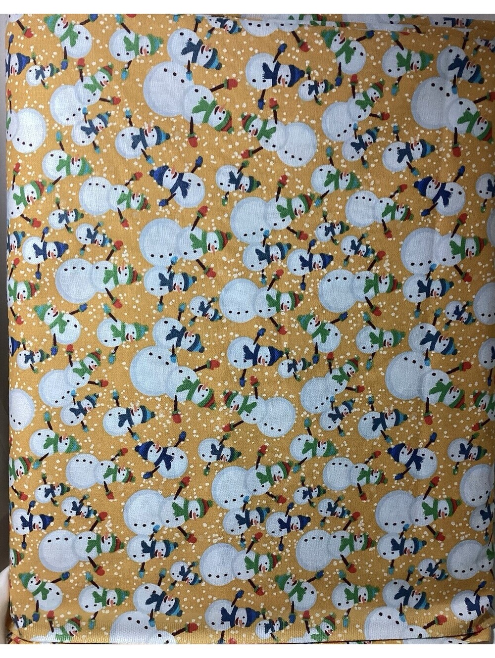 3 yds Christmas Fabrics by MDG Festive Snowman's
